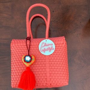 NWT Recycled plastic Box Bag mini purse